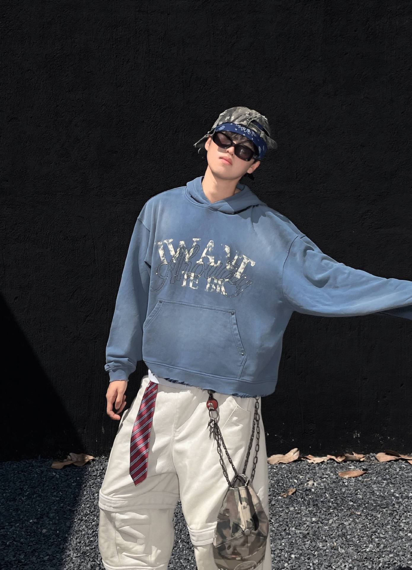 YAVIORA Jersey-Style Streetwear Hoodie