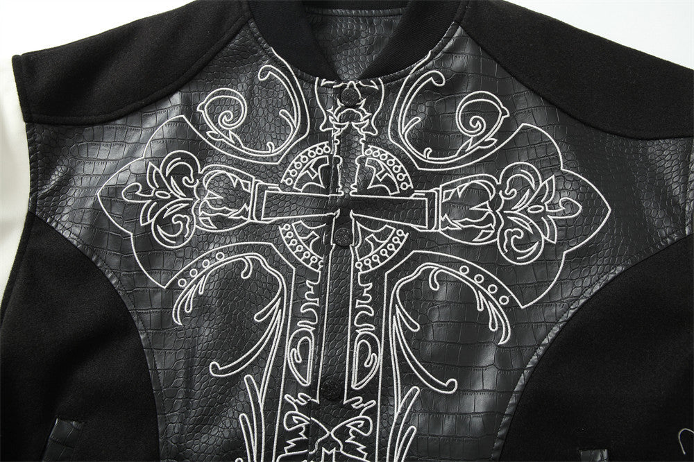 YAVIORA Embroidered Baseball Jacket