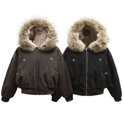 YAVIORA Fleece Hooded Parka