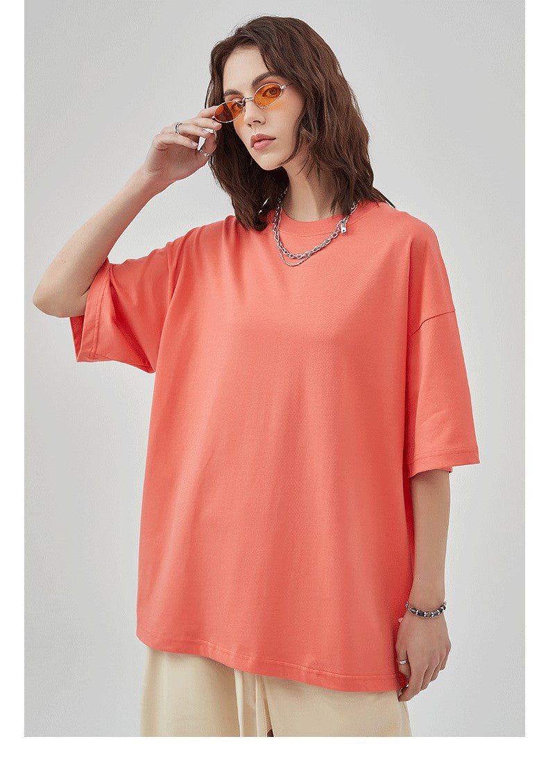 Yaviora 230G Double Yarn Pure Cotton Short-Sleeve T-Shirt