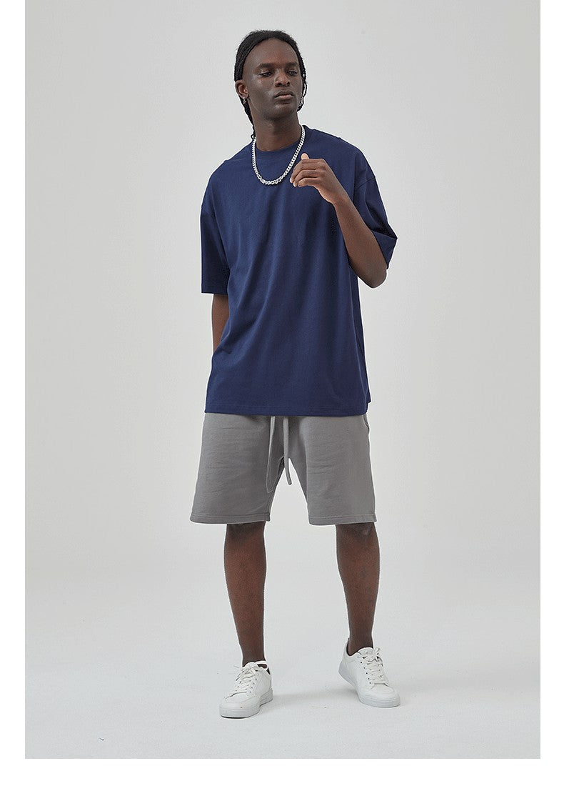 Yaviora 230G Double Yarn Pure Cotton Short-Sleeve T-Shirt