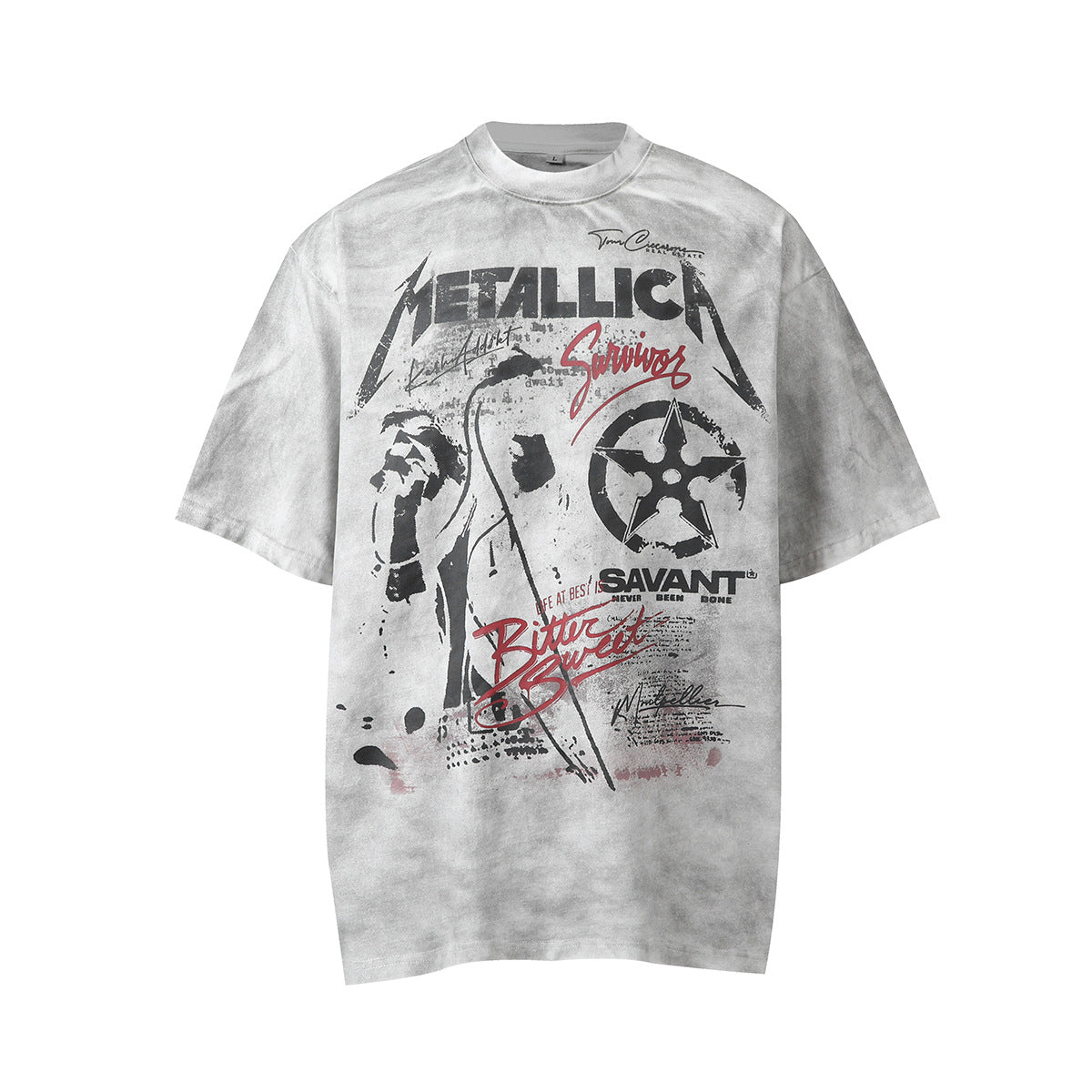YAVIORA Rock Distressed T-Shirt
