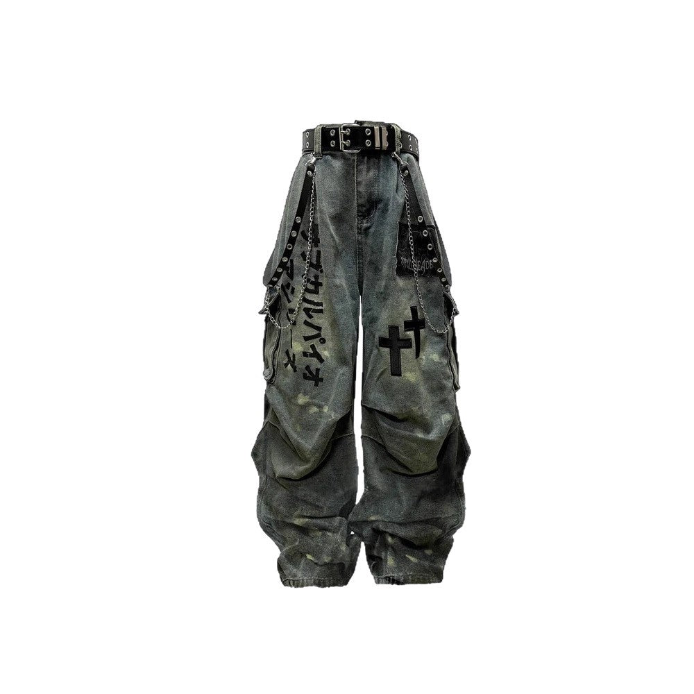 YAVIORA High-Waist Workwear Jeans