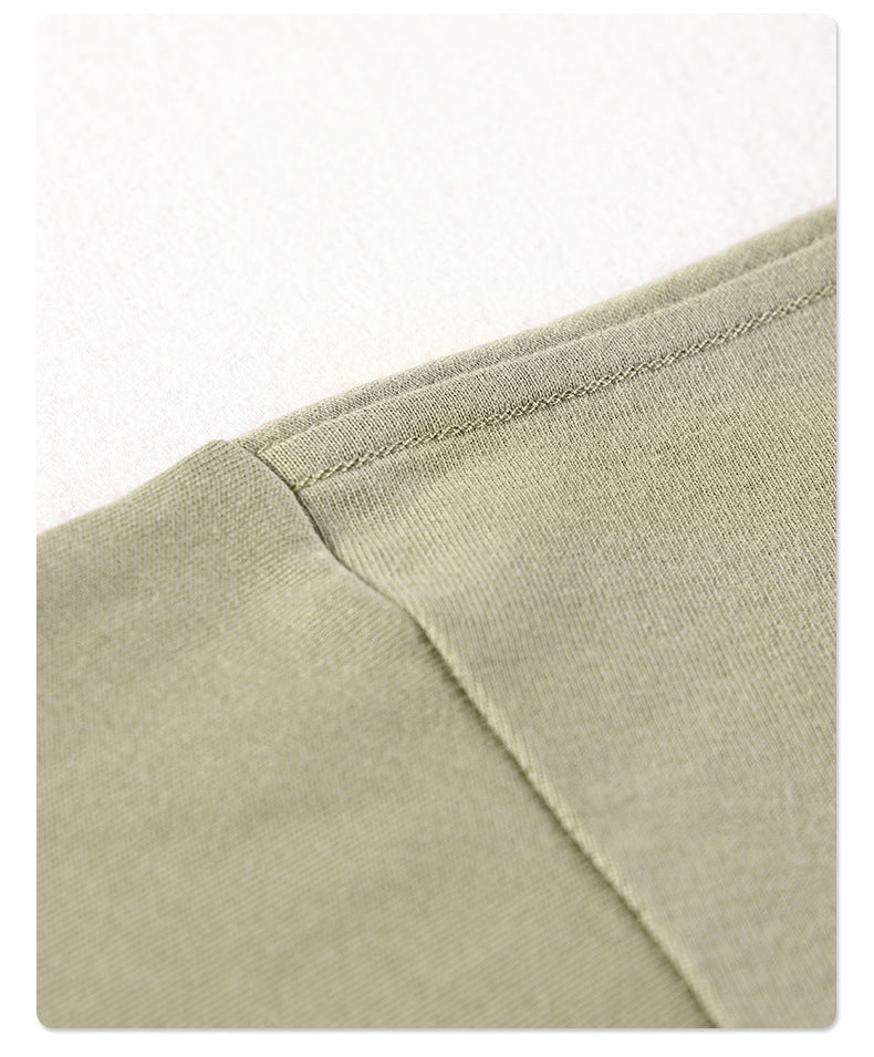 Yaviora 230G Double Yarn Pure Cotton Short-Sleeve T-Shirt