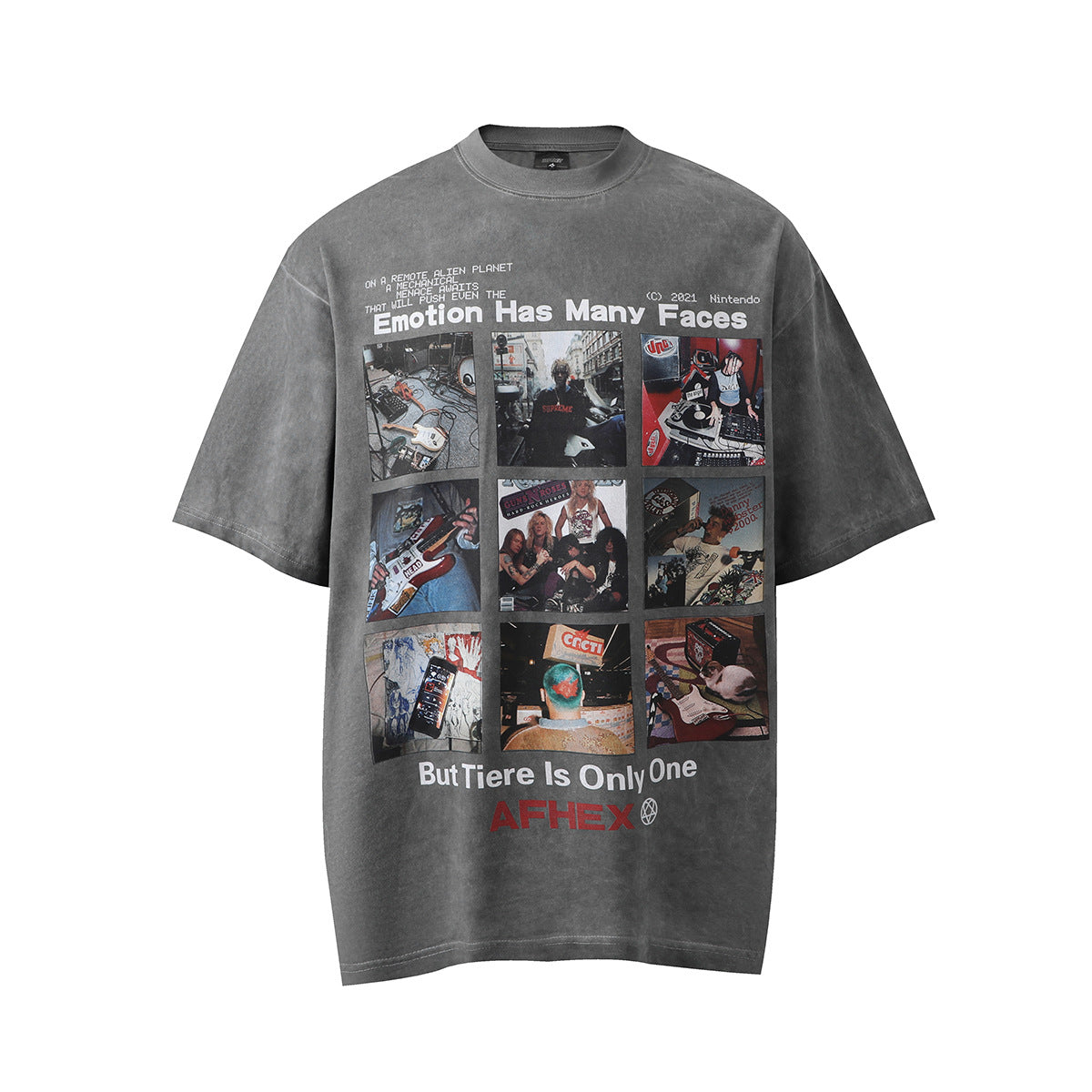 T-shirt YAVIORA imprimé vintage