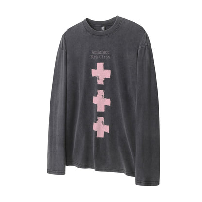 YAVIORA Distressed Layered Longsleeve