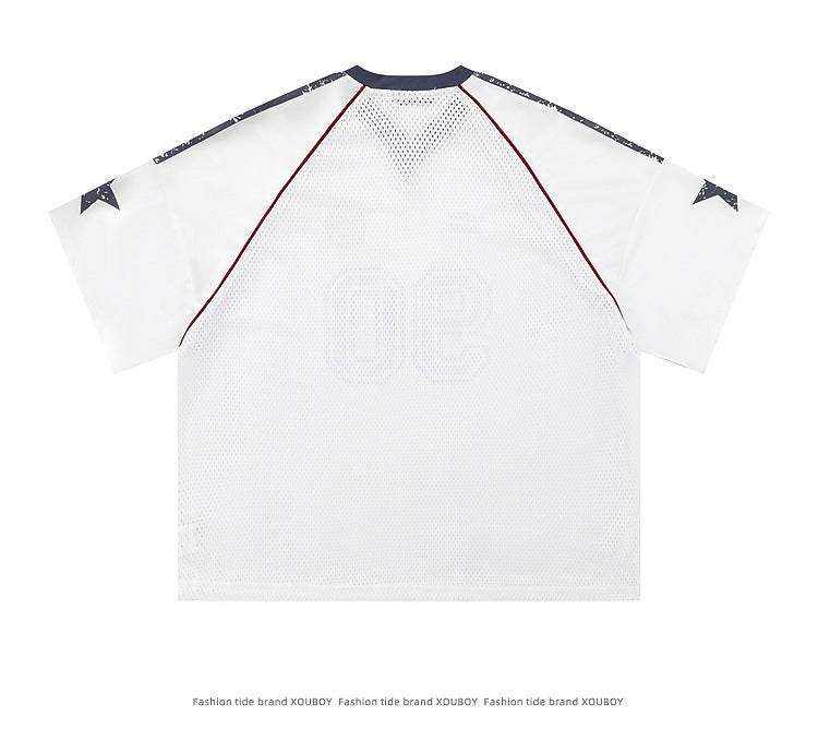 YAVIORA Football Jersey 90s Tee