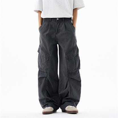 YAVIORA Pleated Cargo Pants
