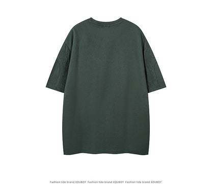 YAVIORA Suede Thorn Tee