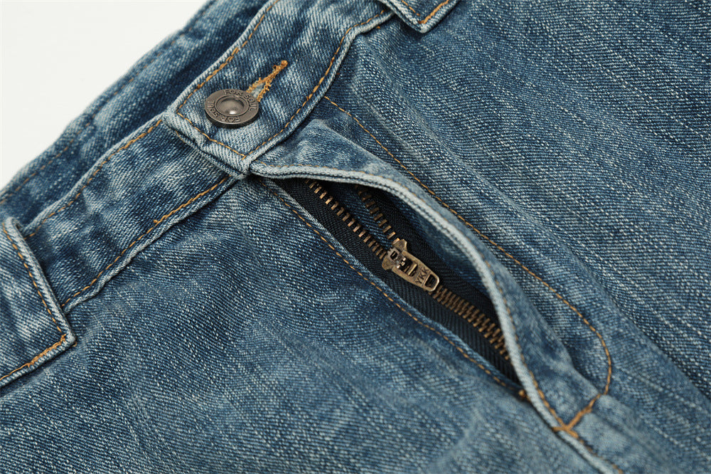 YAVIORA Tie-Dye Deconstructed Jeans