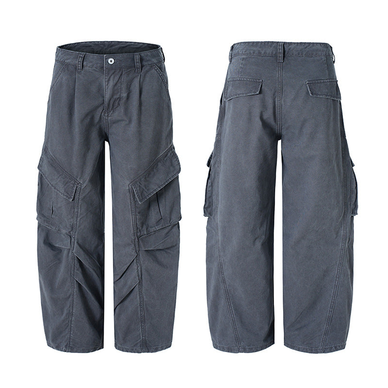 YAVIORA Pleated Cargo Pants