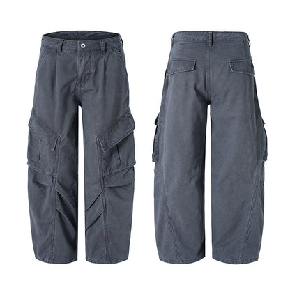 YAVIORA Pleated Cargo Pants