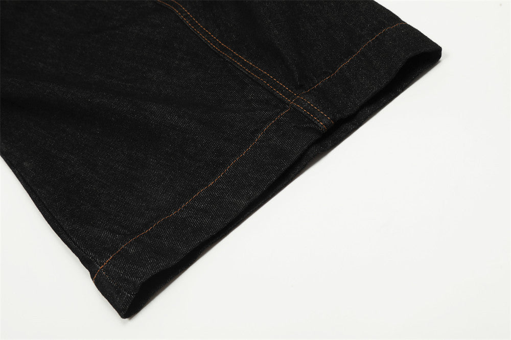 YAVIORA Jeans mit Kontrastnaht