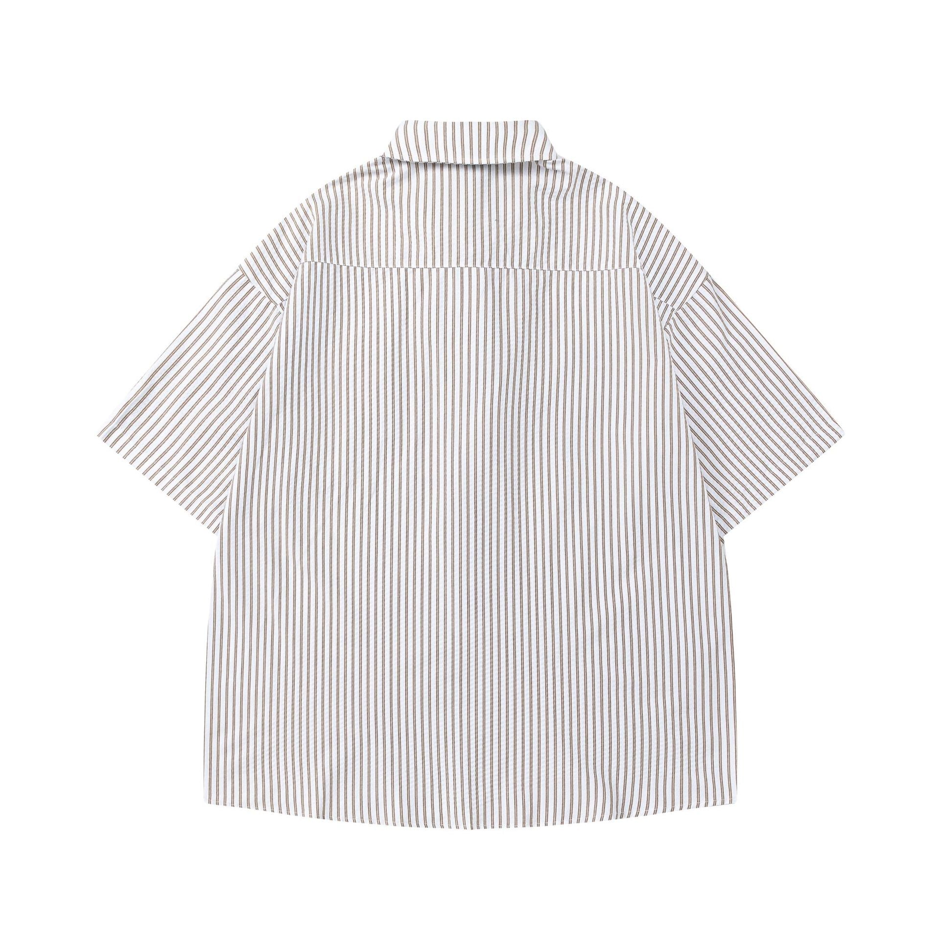 YAVIORA Chic Striped Tie Shirt