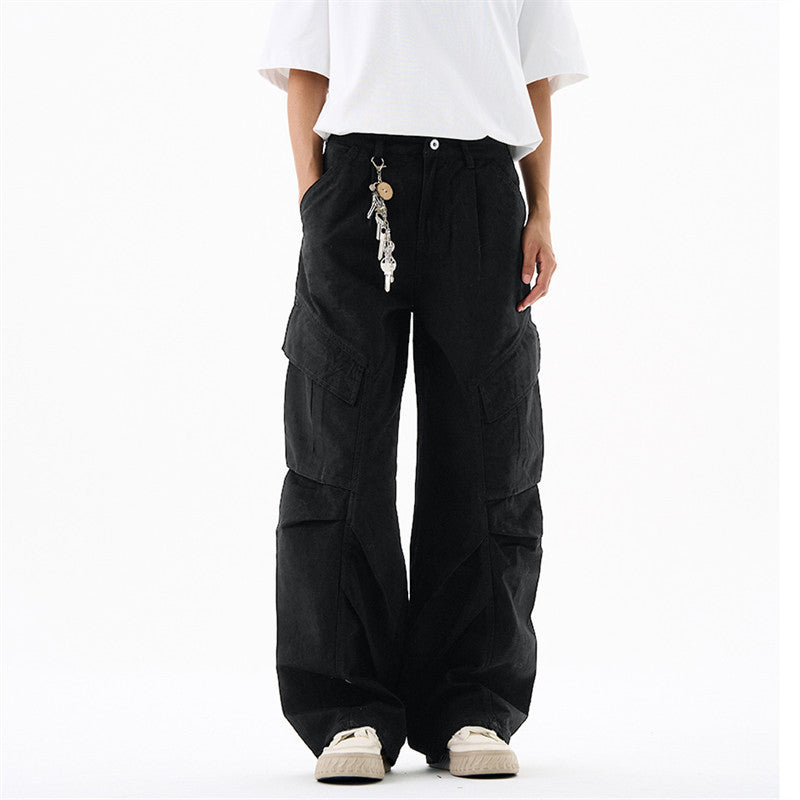 YAVIORA Pleated Cargo Pants