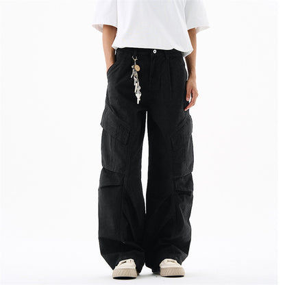 YAVIORA Pleated Cargo Pants
