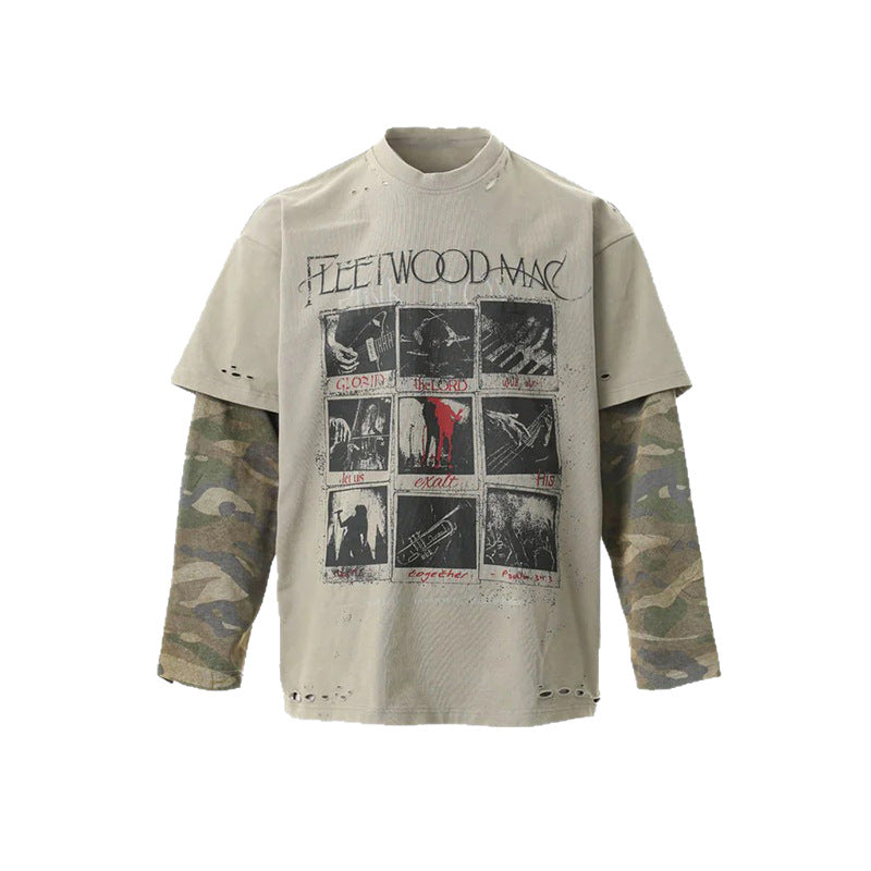 YAVIORA Layered Streetwear Tee