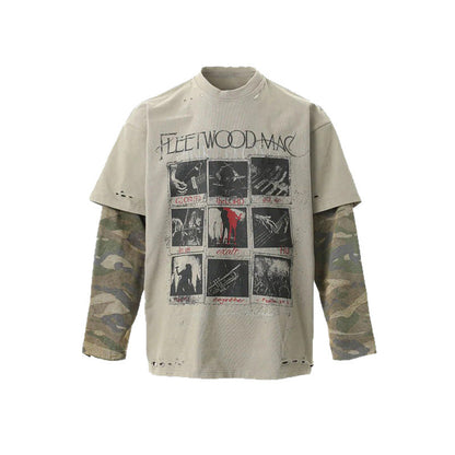 YAVIORA Layered Streetwear Tee