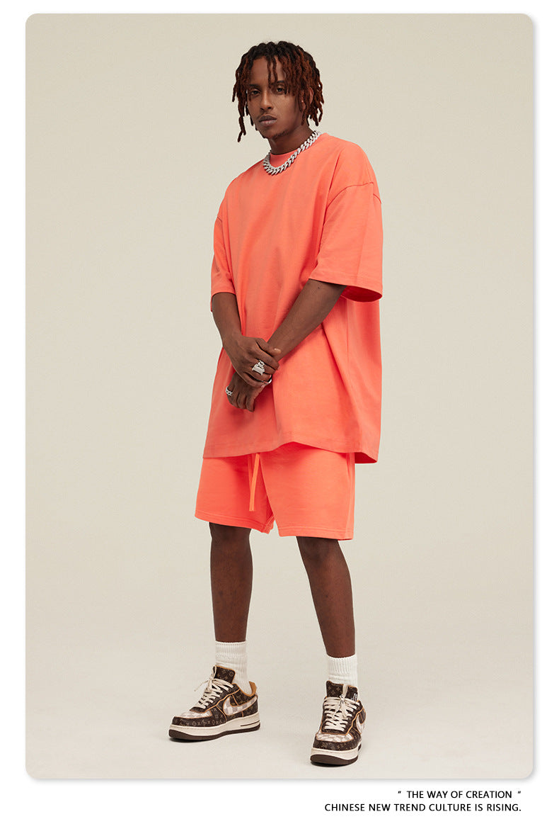 Yaviora Summer American Style Solid Color Loose T-Shirt