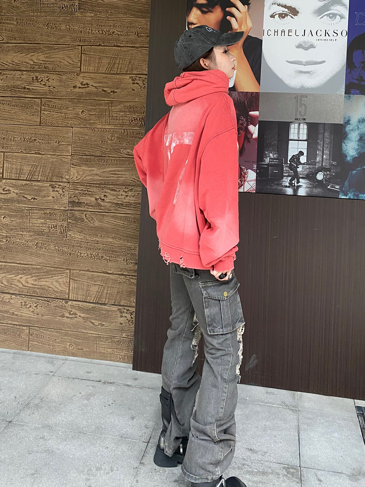 YAVIORA Jersey-Style Streetwear Hoodie