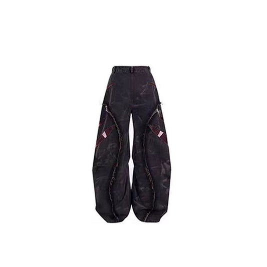 YAVIORA Snowflake Patchwork Jeans