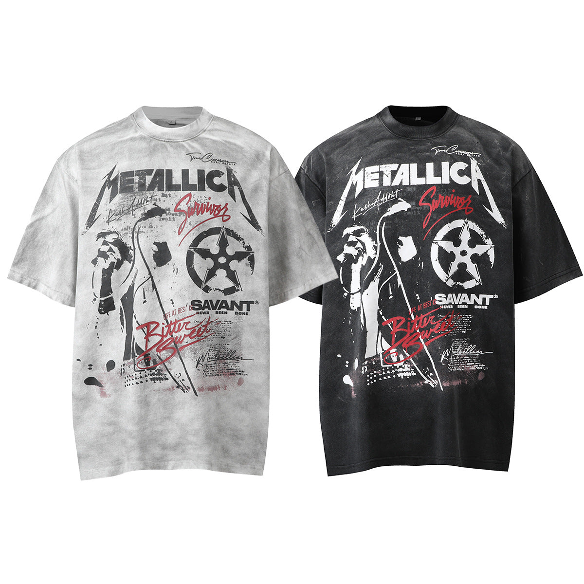 YAVIORA Rock Distressed T-Shirt