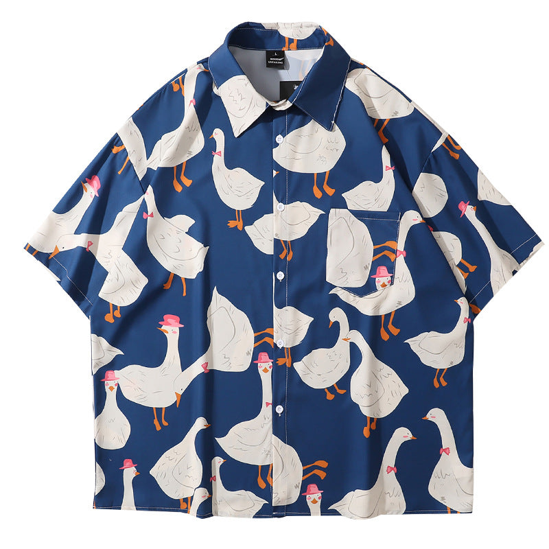 YAVIORA Animal Print Shirt