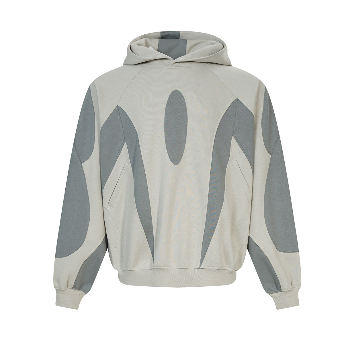 YAVIORA Hip Hoodie Patchwork Hooded Sweatshirt