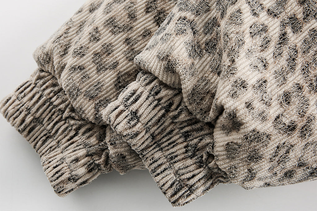 YAVIORA Leopard Print Puffer