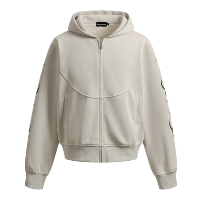 Sweat à capuche zippé Hip-Hop YAVIORA