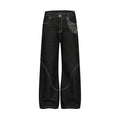 YAVIORA Deconstructed Pocket Jeans