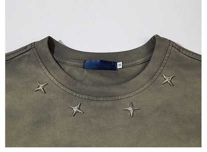 T-shirt délavé vintage YAVIORA
