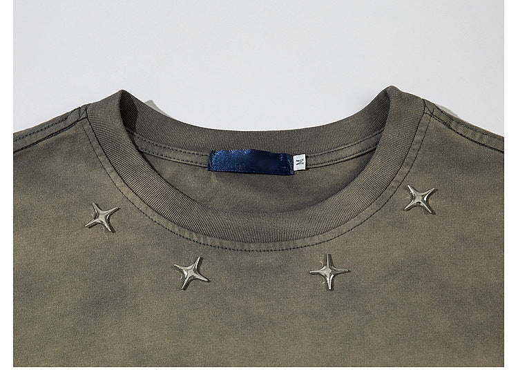YAVIORA Vintage Wasch-T-Shirt