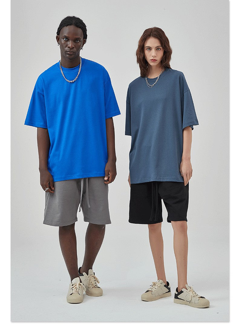 Yaviora 230G Double Yarn Pure Cotton Short-Sleeve T-Shirt