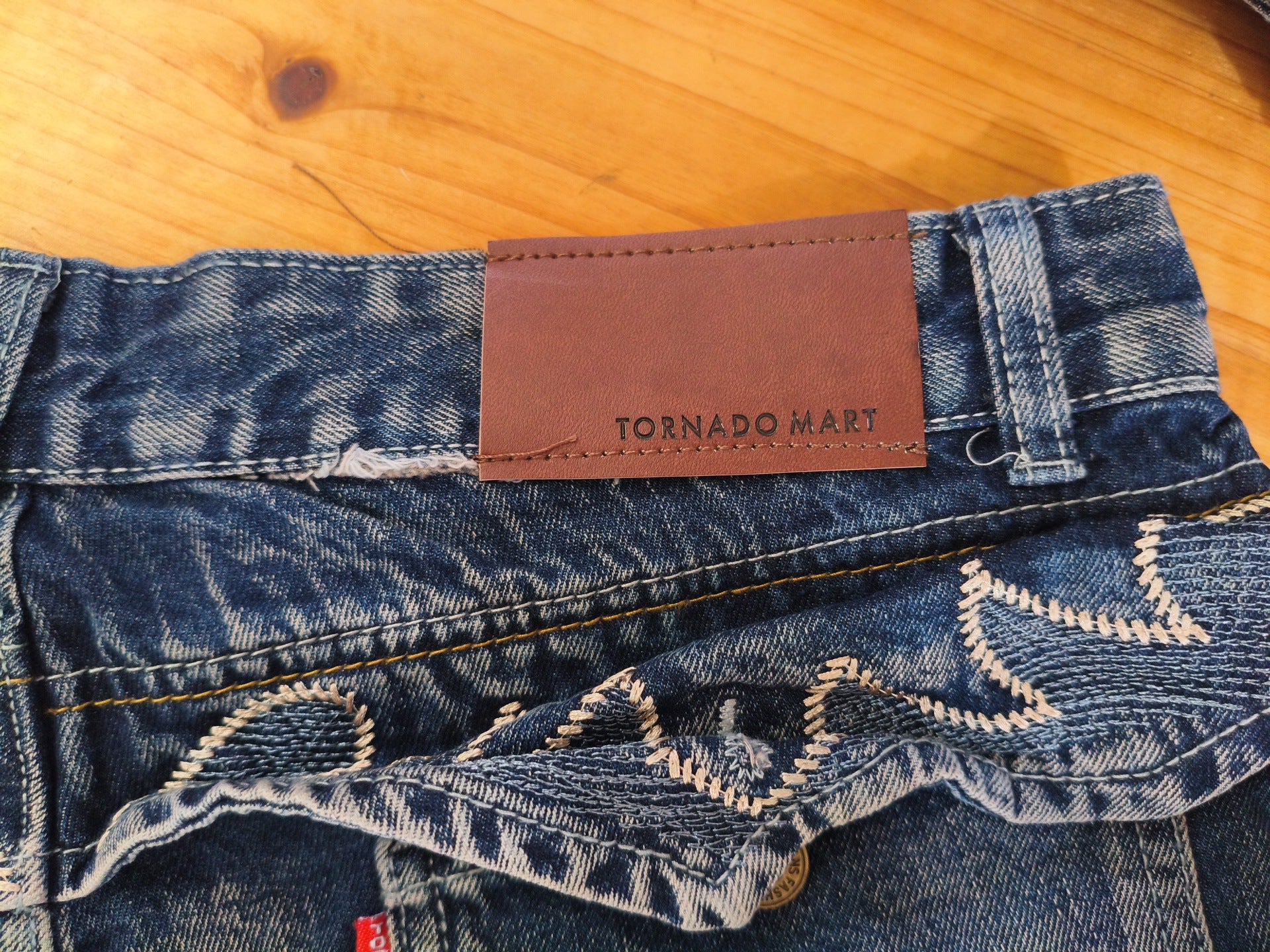 Y2K Dark-Style Patchwork Embroidered Flare Jeans