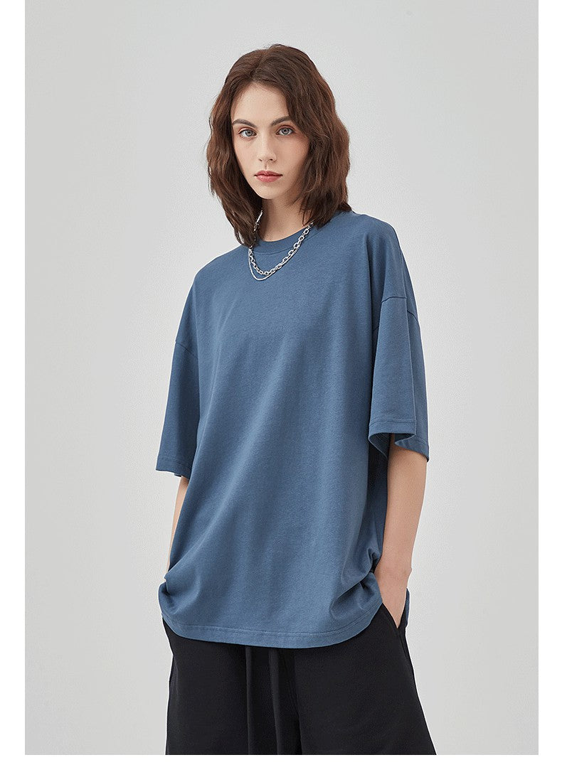 Yaviora 230G Double Yarn Pure Cotton Short-Sleeve T-Shirt