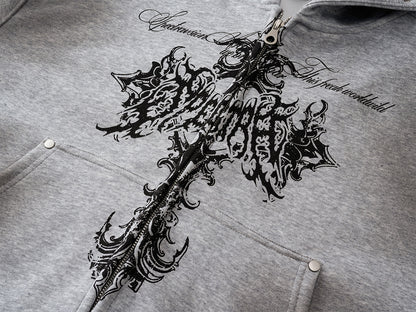 YAVIORA Cross Dyed Hoodie