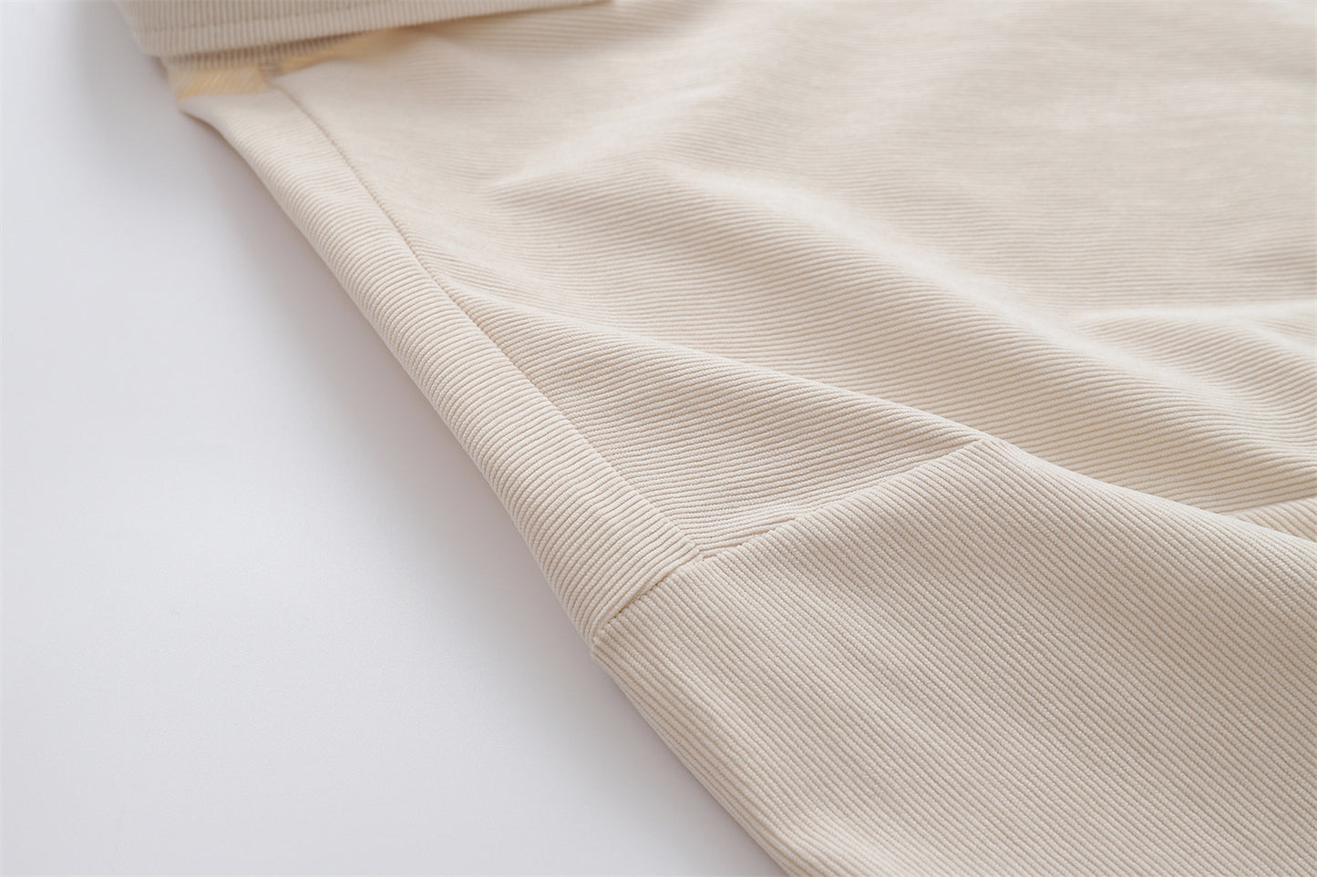 YAVIORA Cartoon Letter Corduroy Shirt