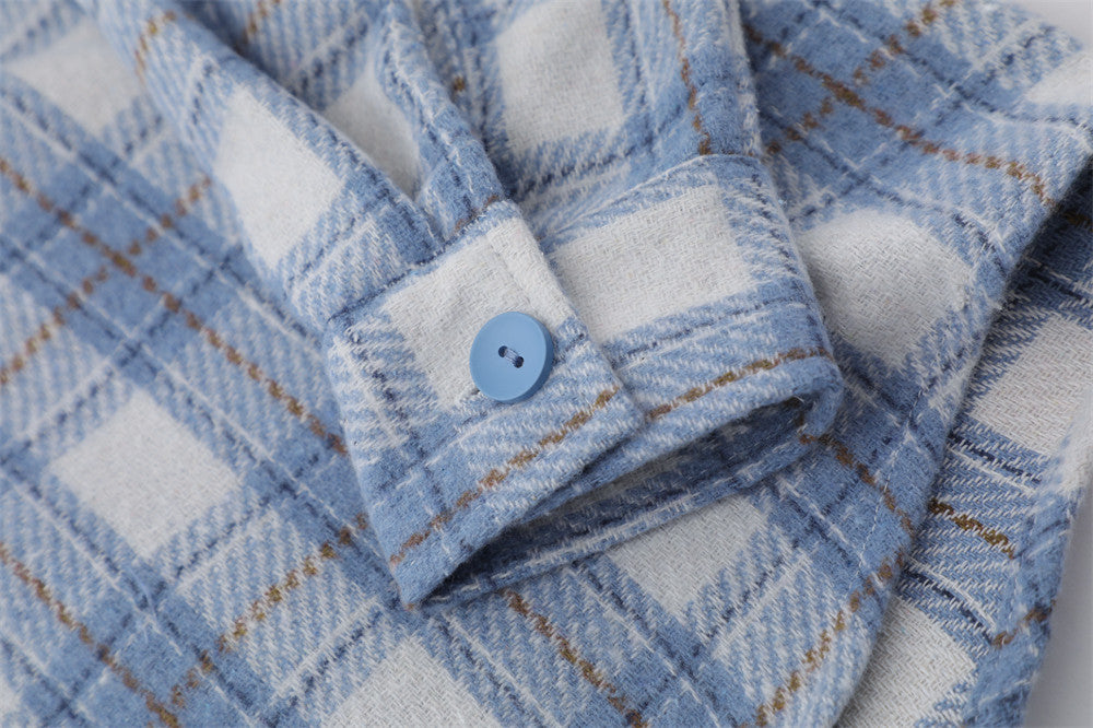 YAVIORA Plaid Hooded Shirt