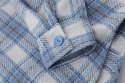YAVIORA Plaid Hooded Shirt