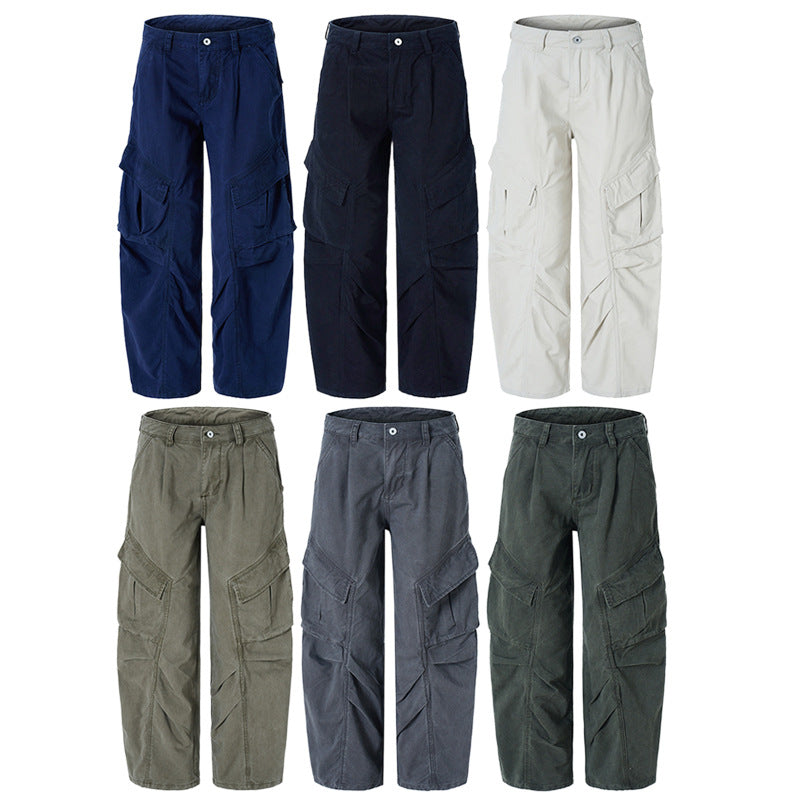 YAVIORA Pleated Cargo Pants