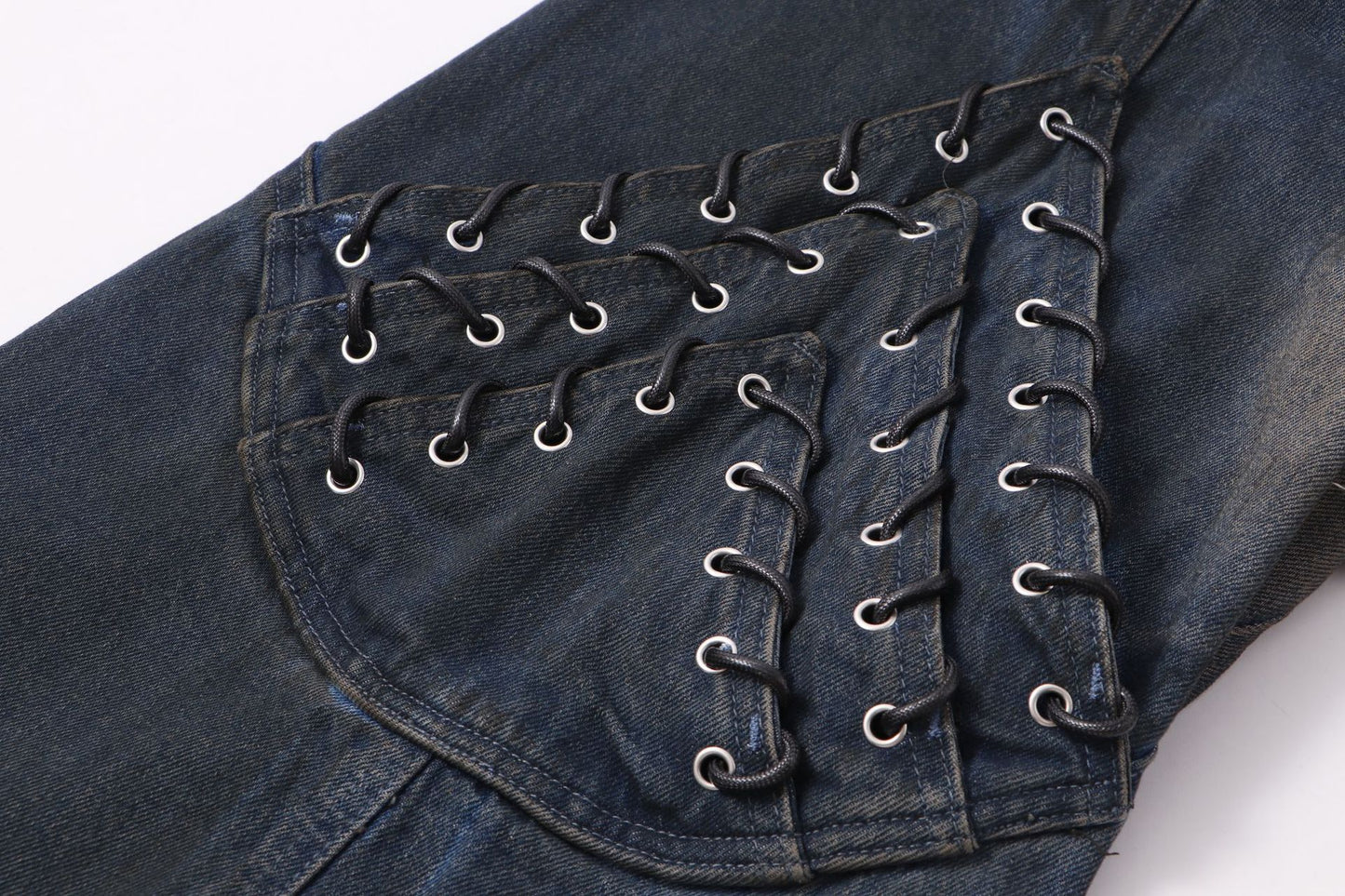 YAVIORA Painted Wash Jeans