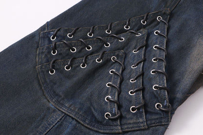 YAVIORA Painted Wash Jeans