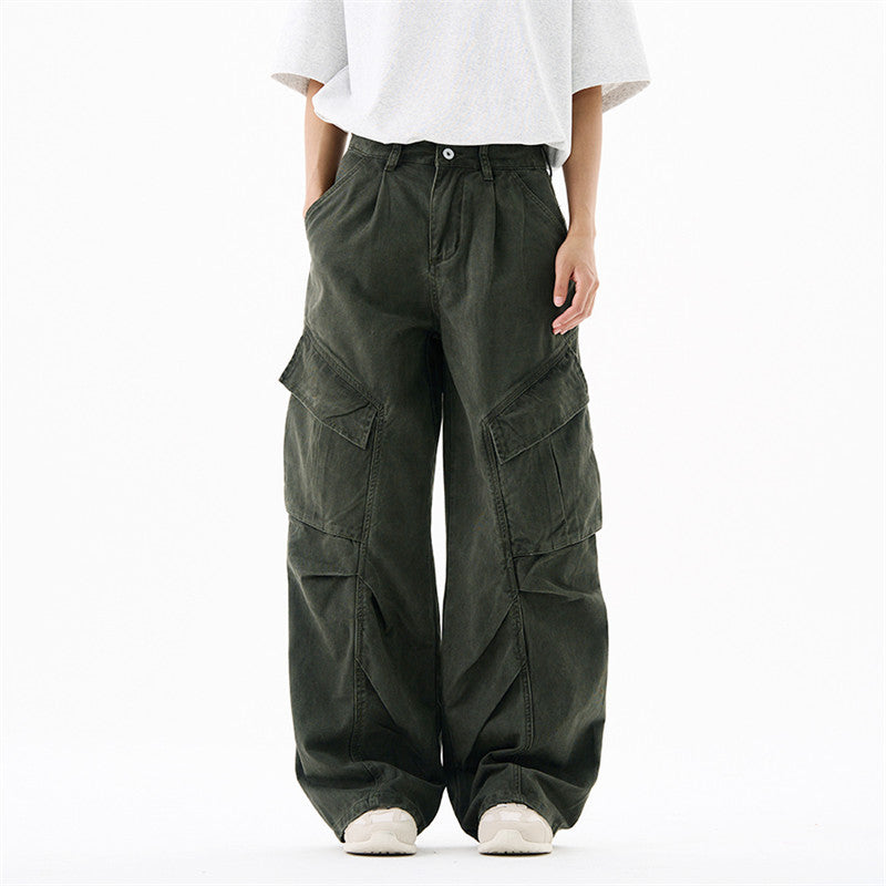YAVIORA Pleated Cargo Pants