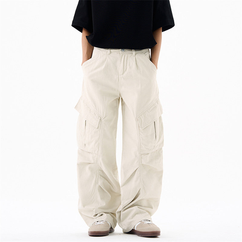 YAVIORA Pleated Cargo Pants