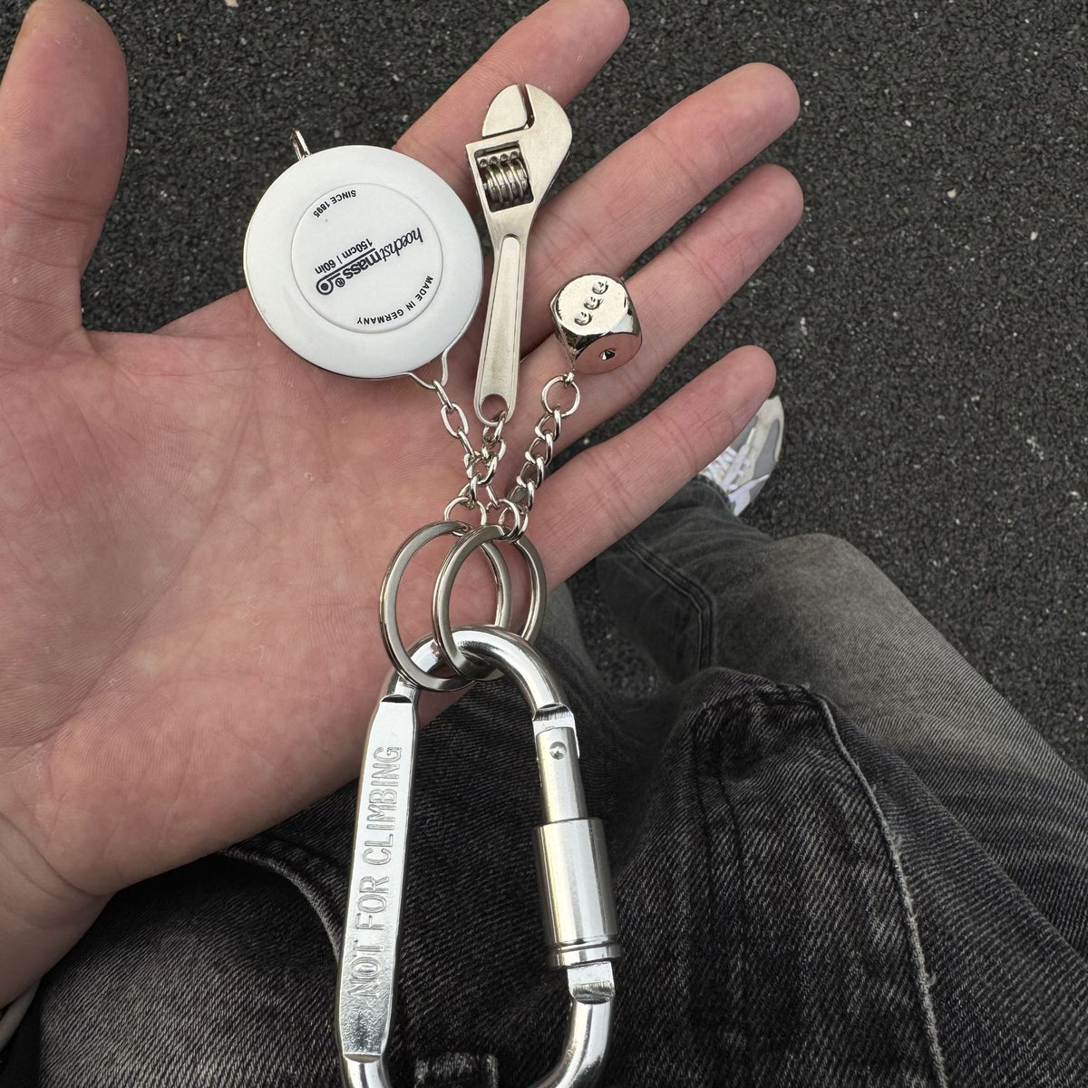 yaviora D-ring tape measure Cleanfit keychain
