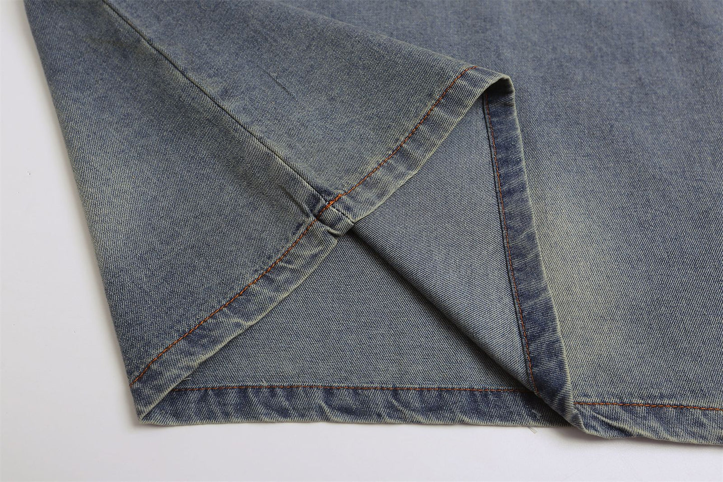 YAVIORA Besticktes Denim-T-Shirt