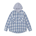 YAVIORA Plaid Hooded Shirt