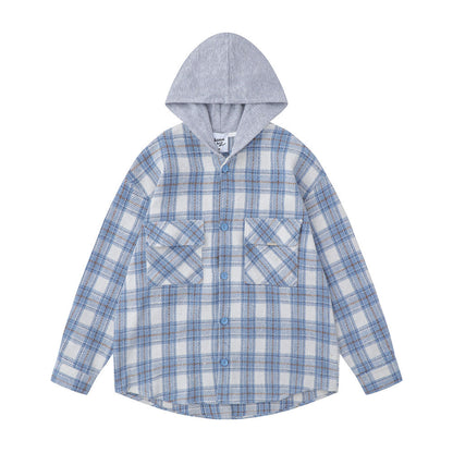 YAVIORA Plaid Hooded Shirt