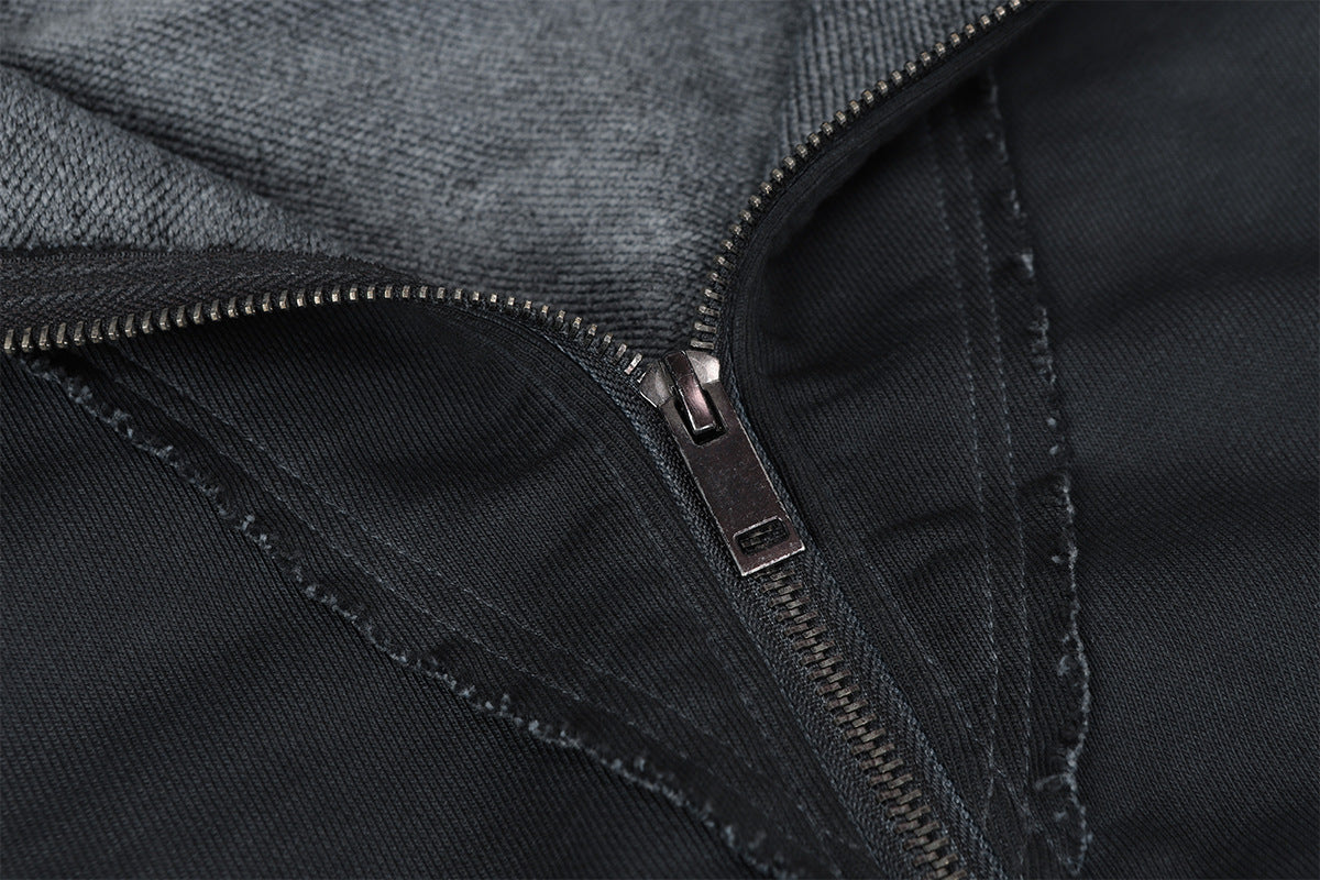YAVIORA Deconstructed Batik Hoodie